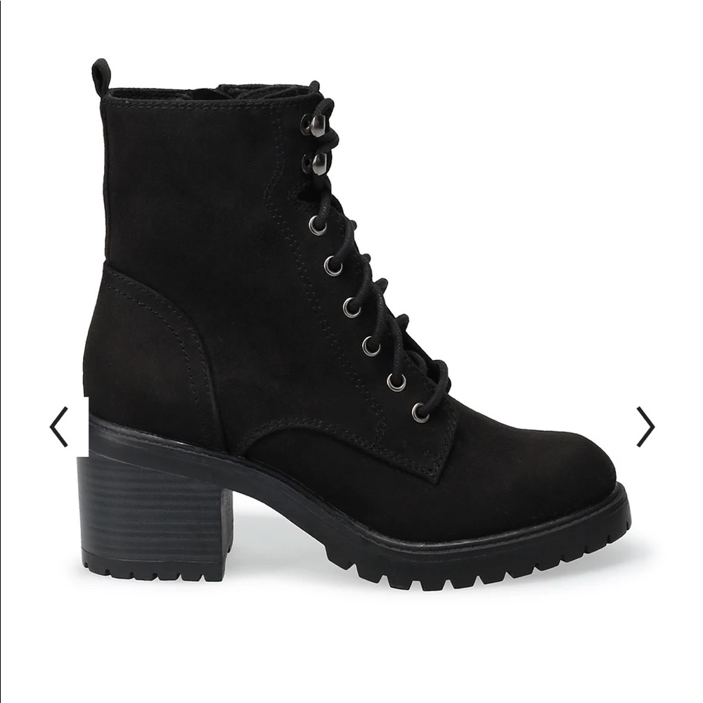 Sonoma life combat lace-up boots in Black